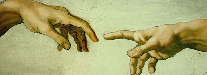Michelangelo's Creation of Adam demonstrates 