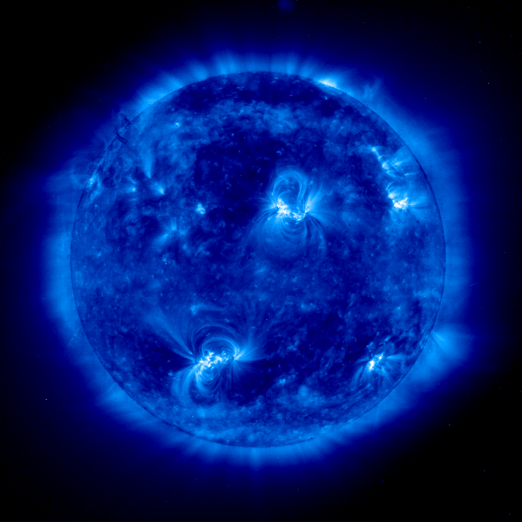 sun in ultraviolet